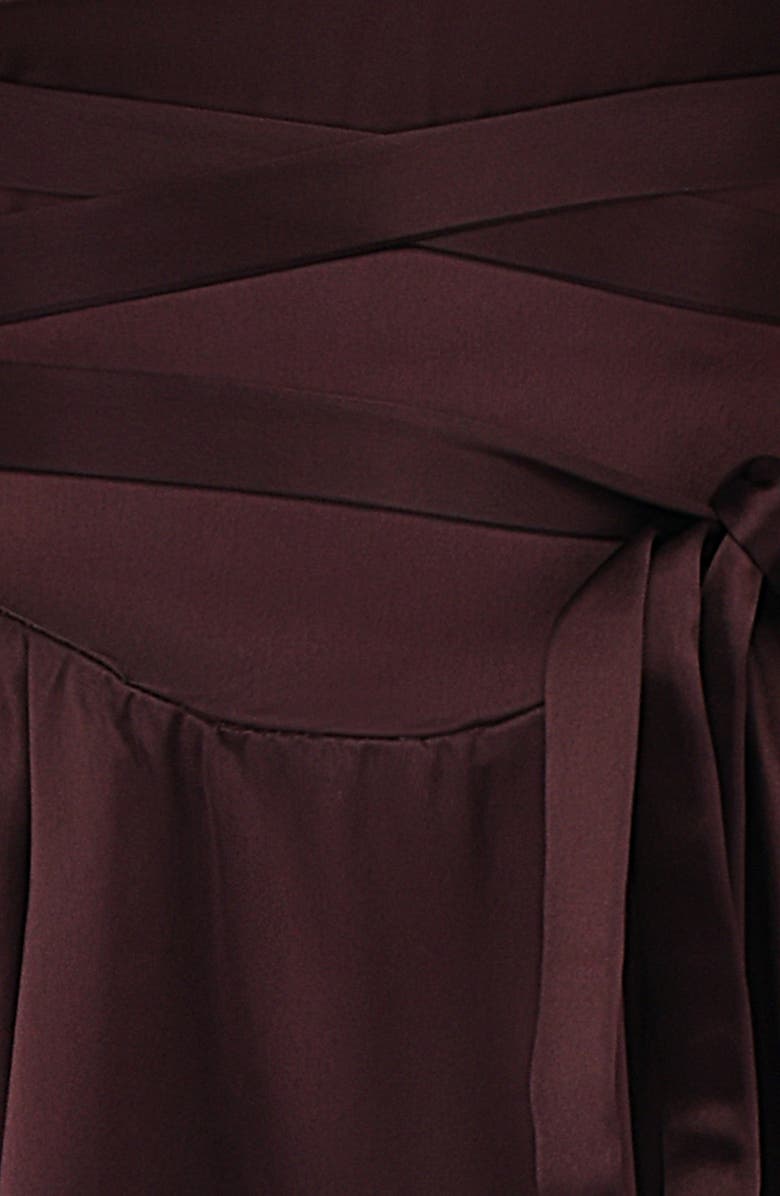 HOUSE OF CB Shiemma Tie Waist Sleeveless Minidress, Alternate, color, 