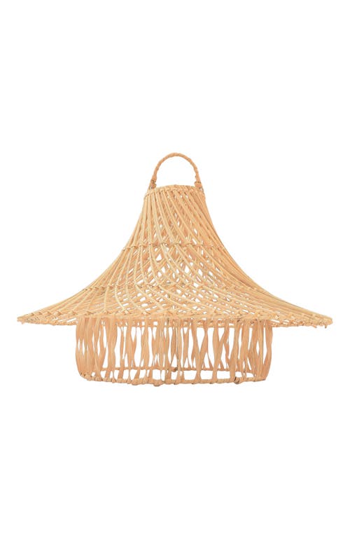 The Artisan & Company Caping Rattan Pendant Ceiling Light in Natural  product