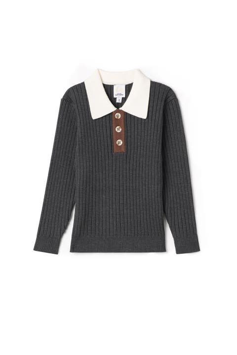 Multi Polo Rib Sweater (Toddler, Little Kid & Big Kid)