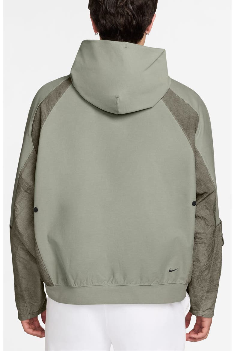 Tech Utility Hoodie, Alternate, color, SPRUCE FOG/ SILVER SAGE/ BLACK