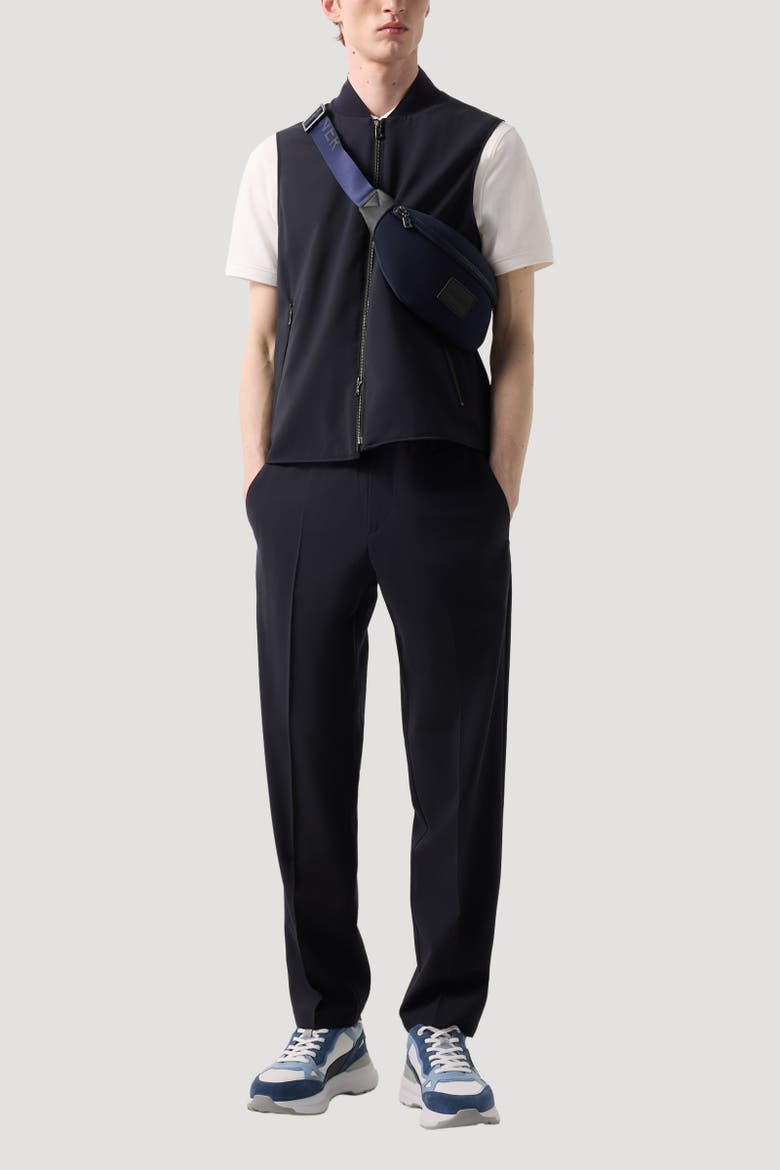 Virgin Wool Vest Jeff, Alternate, color, Navy blue