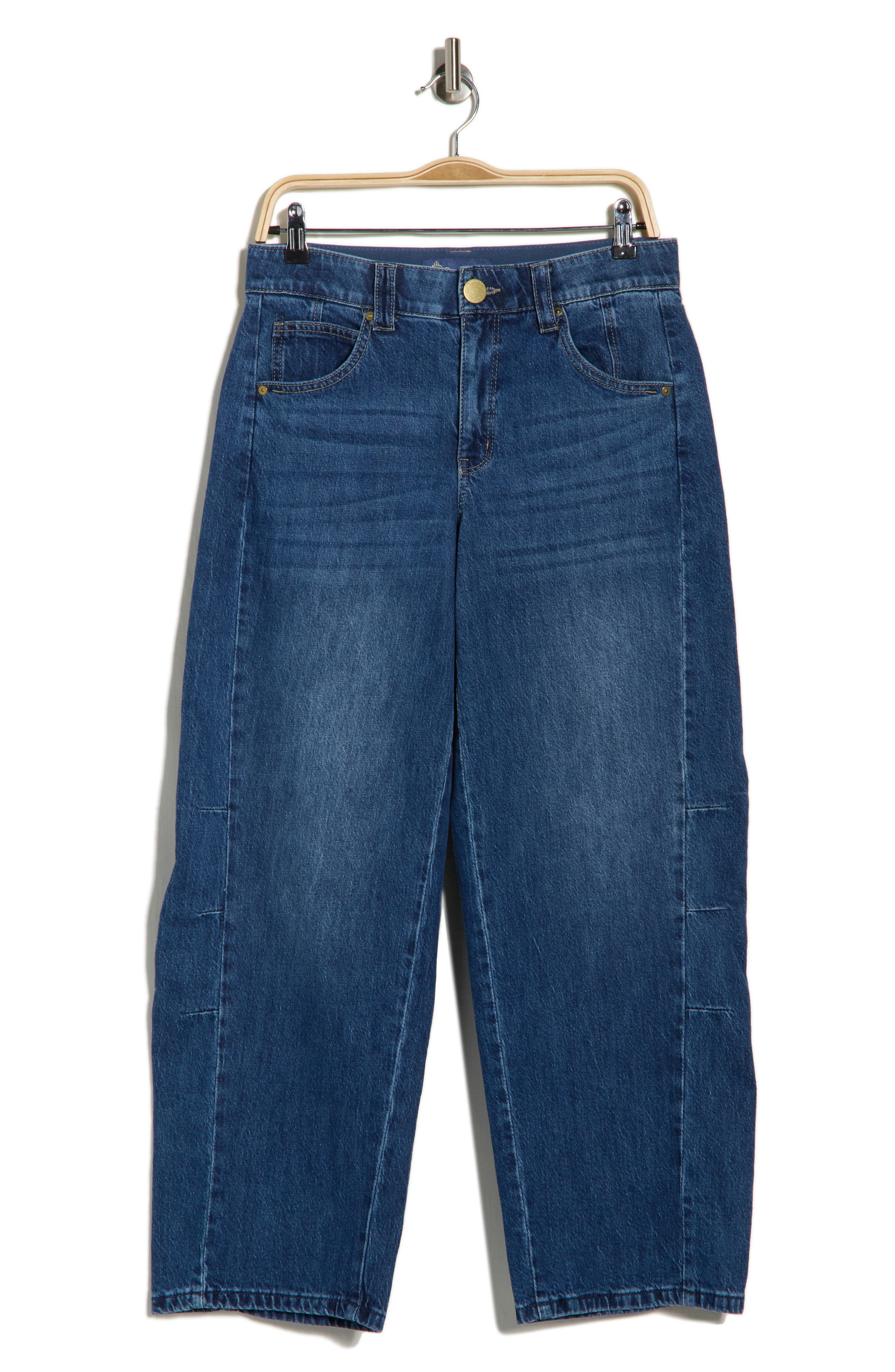 Democracy 'Ab'solution High Waist Ankle Barrel Leg Jeans