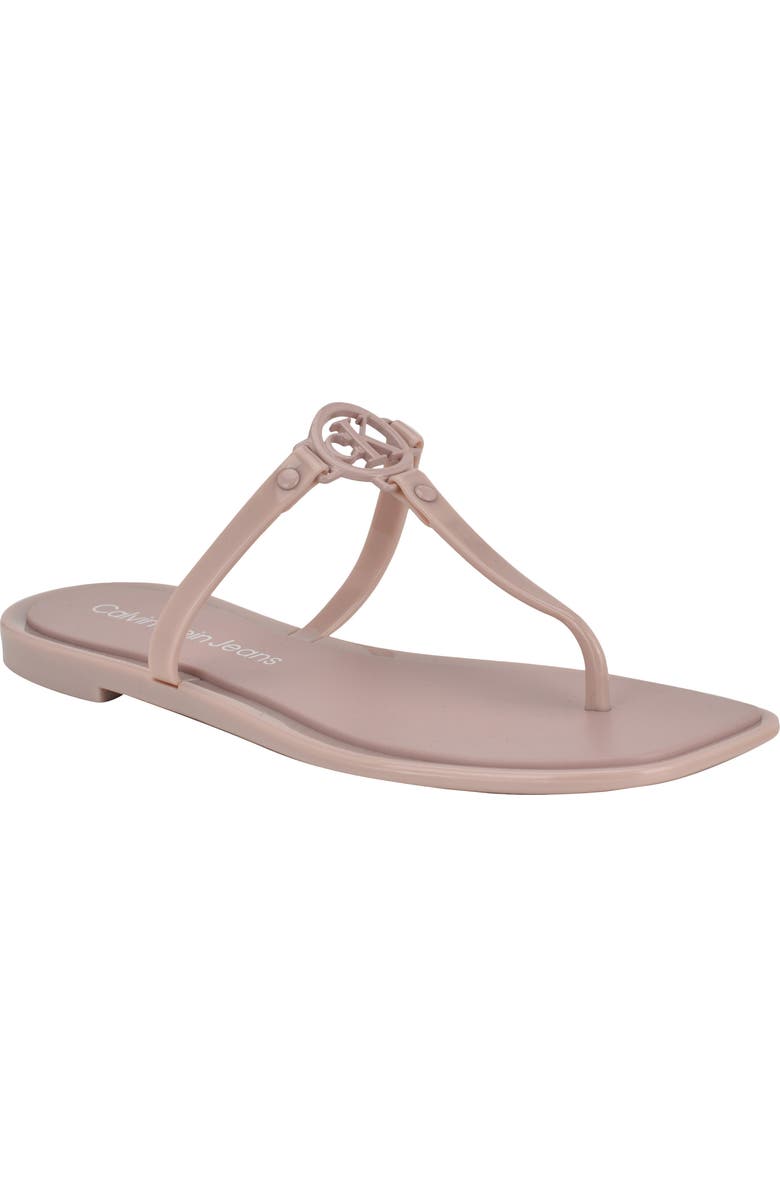 Calvin Klein Edhen Flip Flop, Main, color, Light Pink
