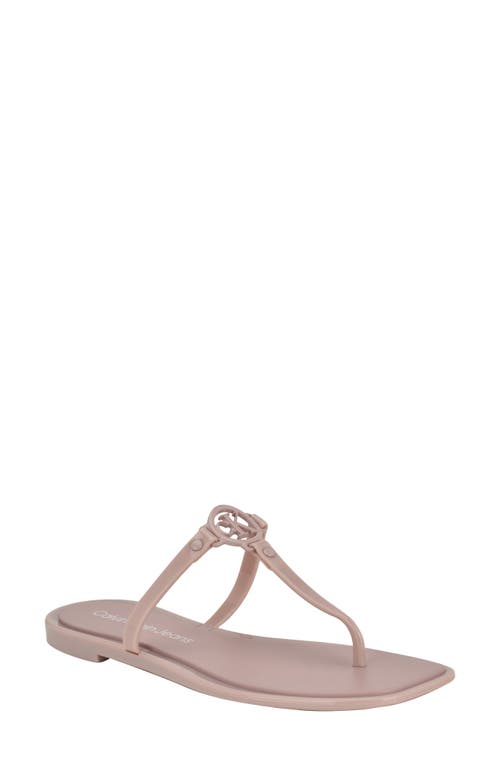 Calvin Klein Edhen Flip Flop In Light Pink