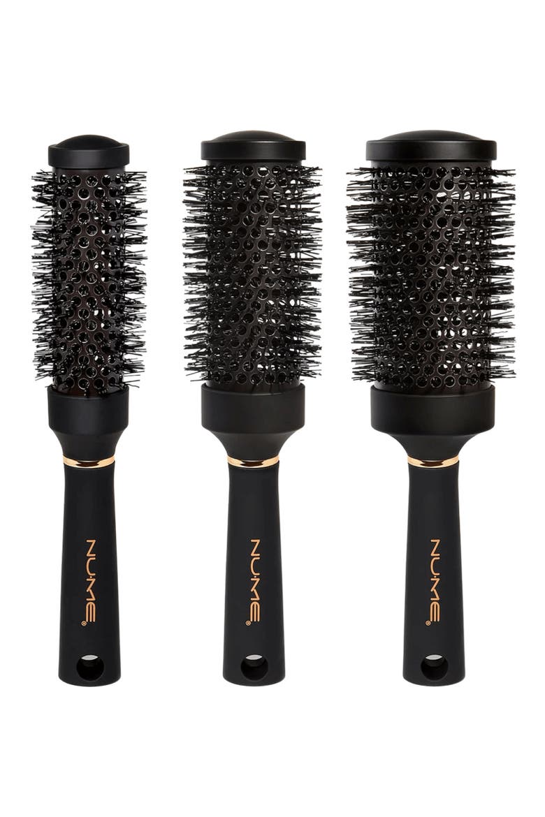 Ionic Round Brush Set, Main, color, Black
