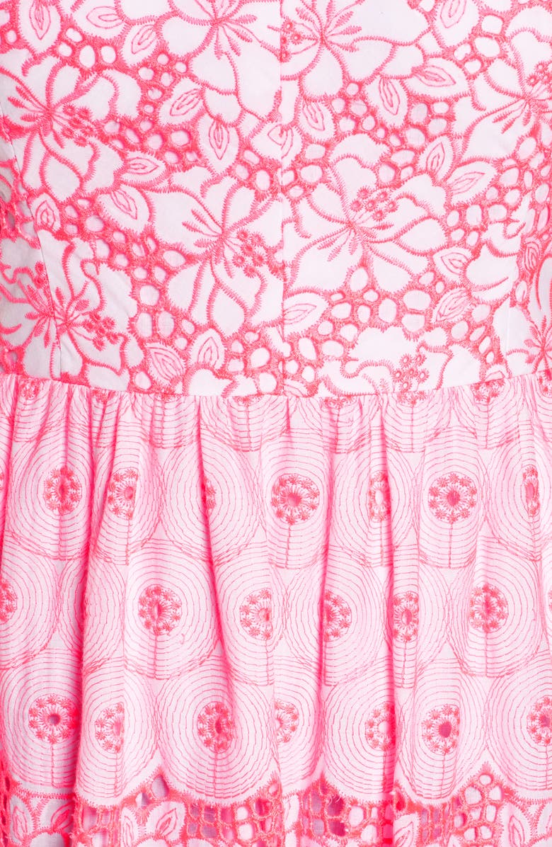 Lilly Pulitzer<sup>®</sup> Lily Pulitzer<sup>®</sup> Kyla Embroidered Eyelet Sleeveless Maxi Dress, Alternate, color, 