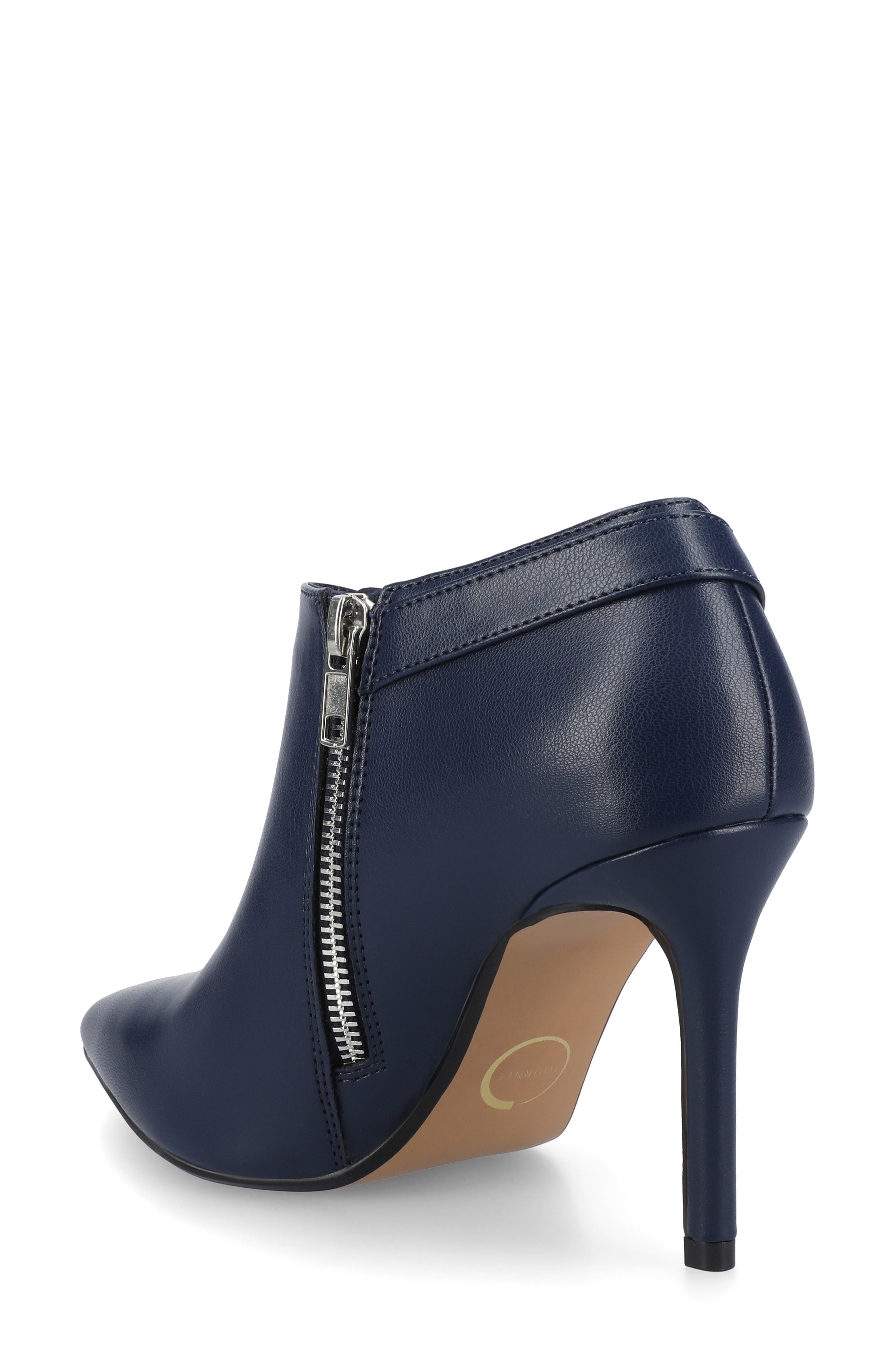 Vondra Spike Heel Ankle Bootie, Alternate, color, NAVY