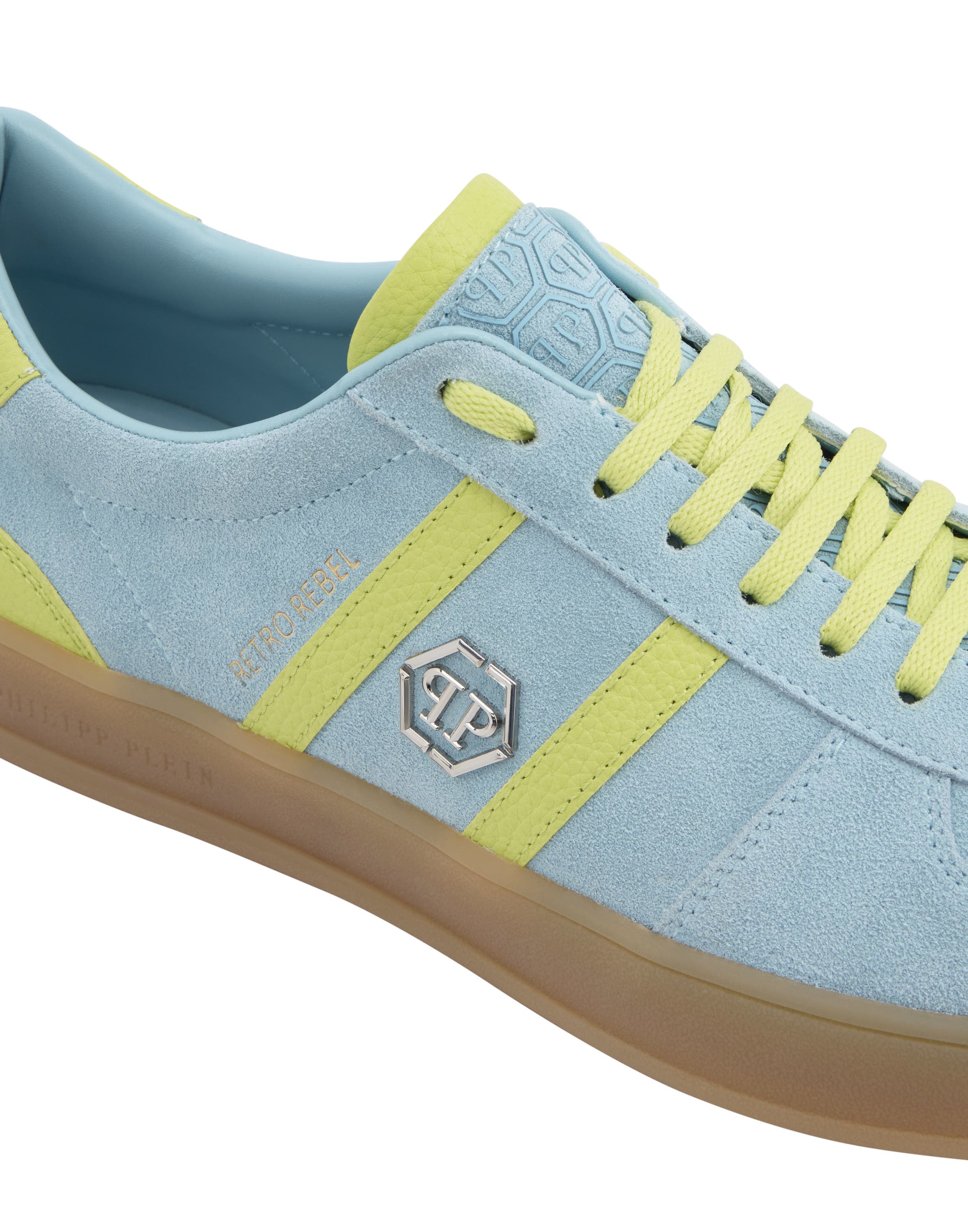 Low-Top Sneakers Retro Rebel Unisex, Alternate, color, lightblue