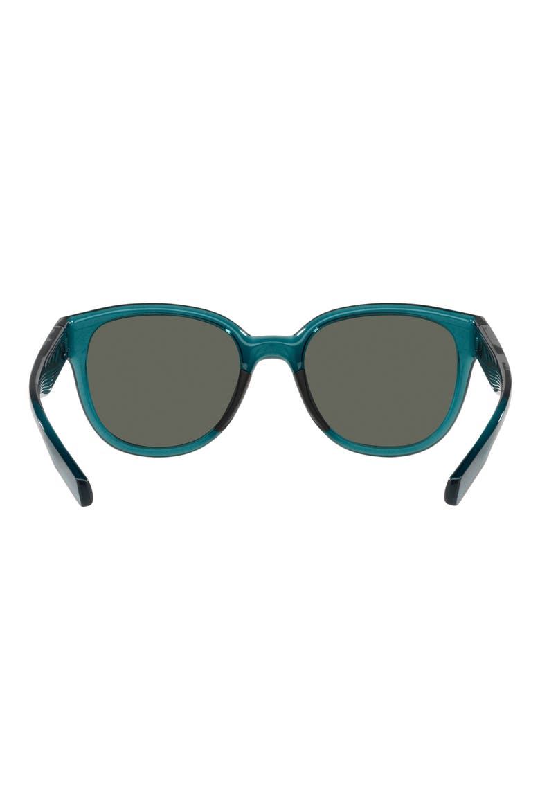 Salina 53mm Polarized Rectangular Sunglasses, Alternate, color, TEAL