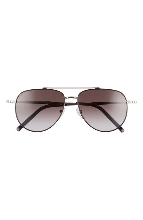 Salvatore Ferragamo 58mm Aviator Sunglasses