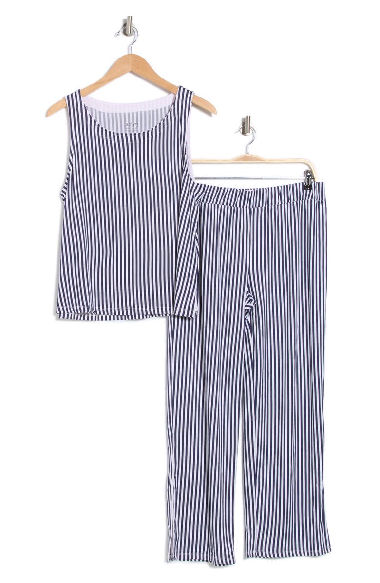 JACLYN Stripe Tank & Pants Pajamas, Alternate, color,