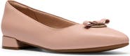 Clarks® Natalyn Trim Faux Leather Ballet Flat