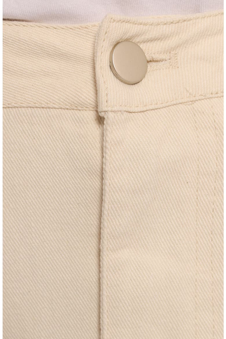 Kellen Slit Front Cotton Corduroy Maxi Skirt, Alternate, color, CREAM