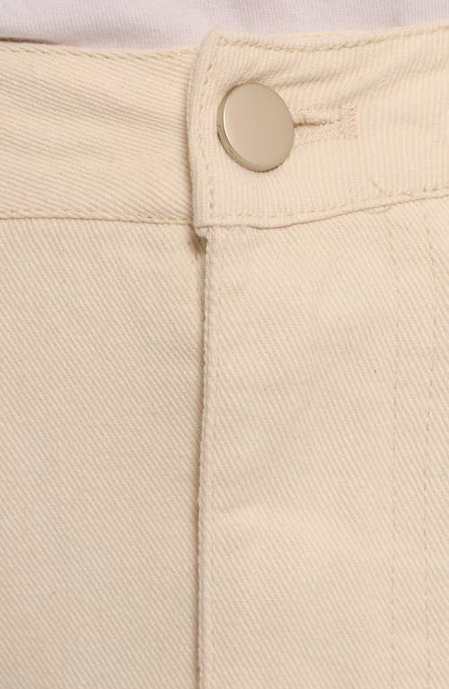 Petal And Pup Petal & Pup Kellen Slit Front Cotton Corduroy Maxi Skirt In Neutral