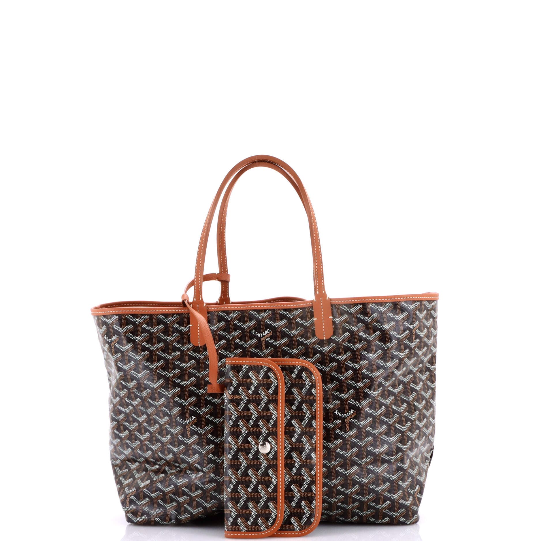 Pre-Owned Goyard Saint Louis Tote Coated Canvas PM, Alternate, color, Black