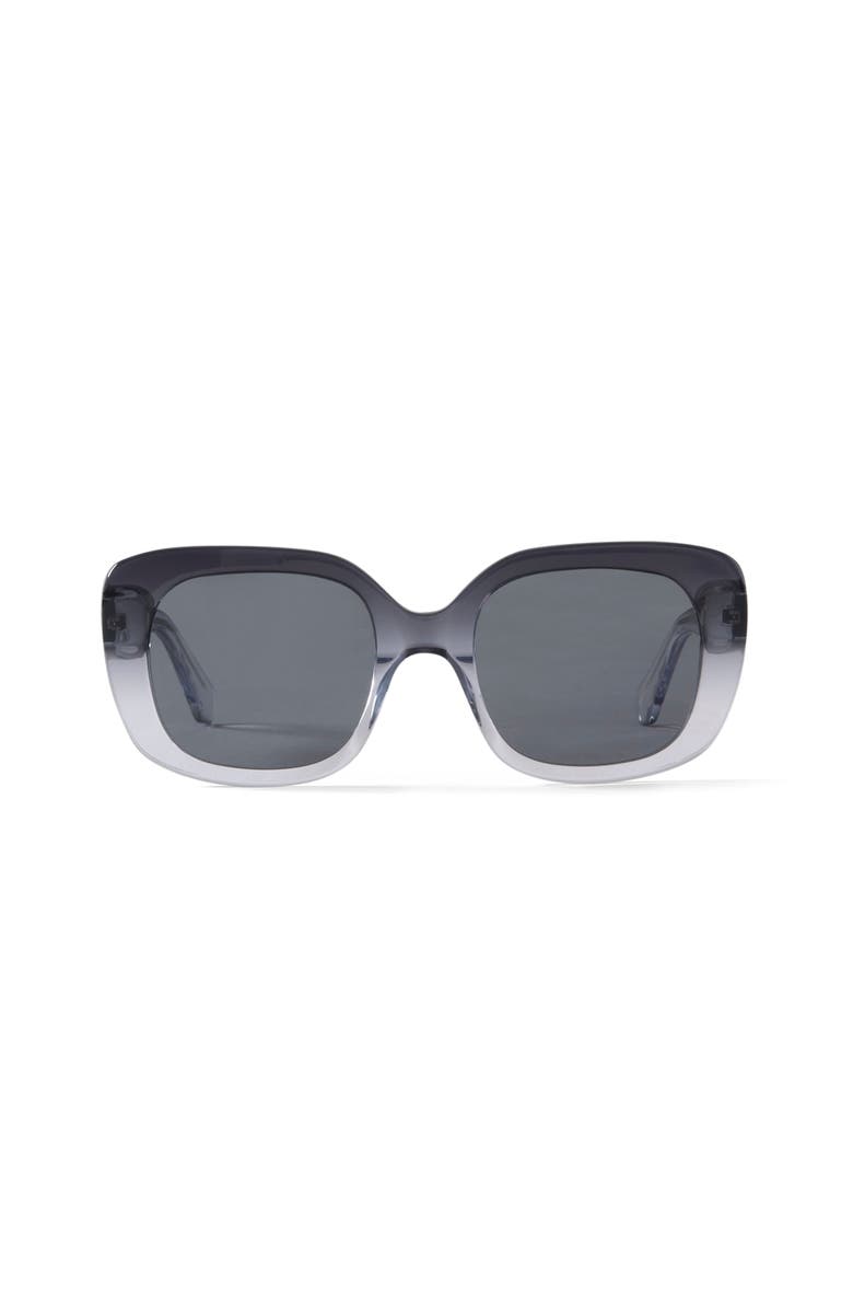 French Kiwis Eyewear Celeste Sunglasses, Main, color, Clear / Black