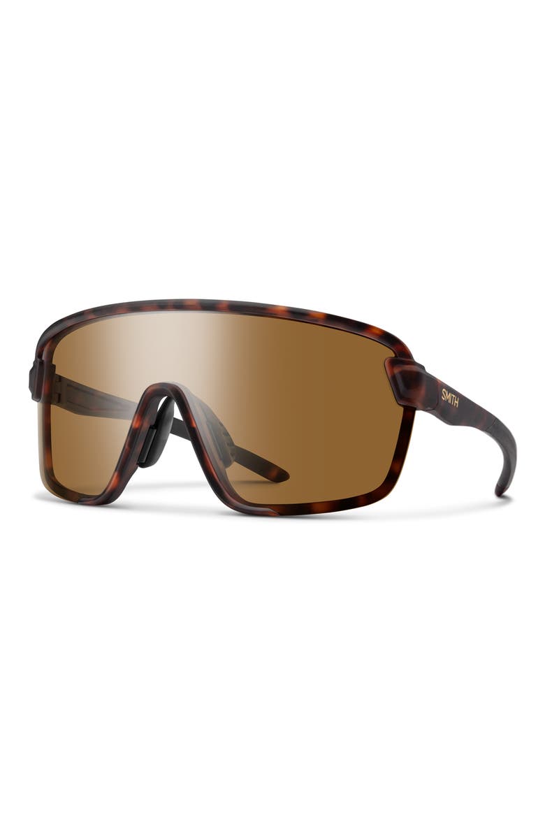 Bobcat Photochromic 135mm ChromaPop™ Shield Sunglasses, Alternate, color, MATTE TORTOISE / BROWN