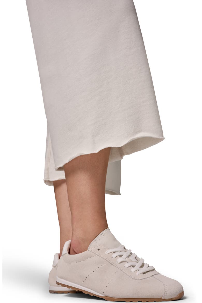Cotton Terry Crop Drawstring Pants, Alternate, color, CREAM