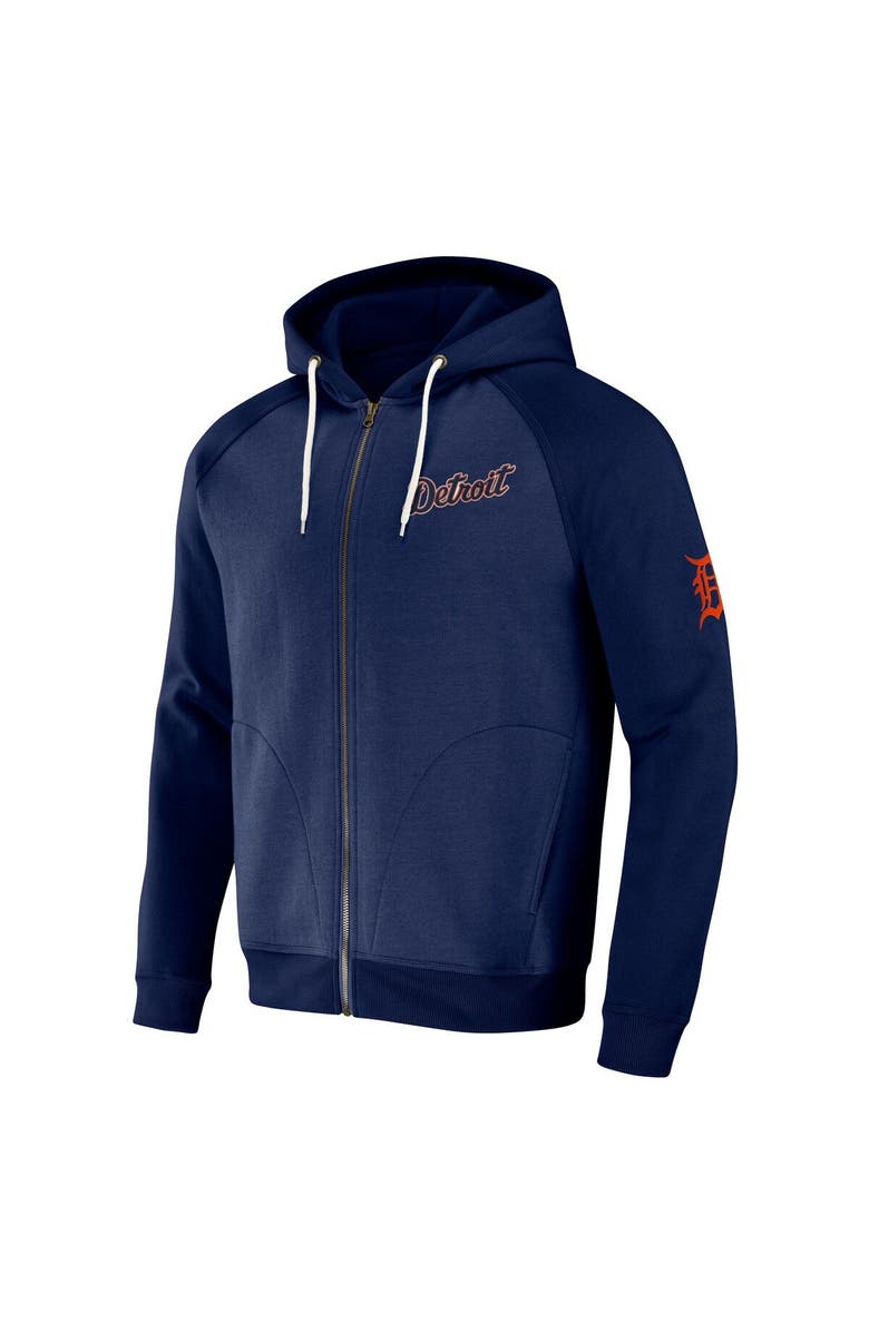 Darius Rucker Collection by Fanatics Men's Darius Rucker Collection by Fanatics  Navy Detroit Tigers Raglan Full-Zip Hoodie, Alternate, color, Navy