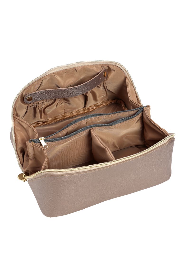 Expandable Jewelry Case, Alternate, color, METALLIC TAUPE