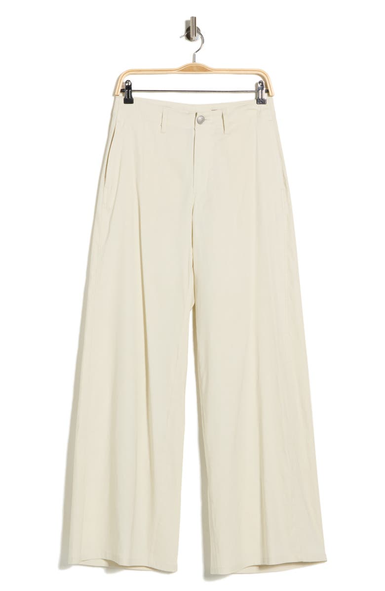 rag & bone Serena Linen High Rise Trousers, Main, color, Pale Tan