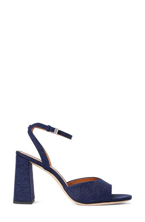 Staud Solange Block Heel Sandal In Navy
