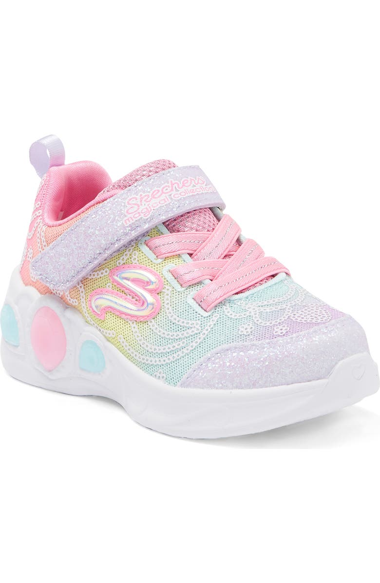 SKECHERS Kids' Princess Sequin Light-Up Sneaker, Main, color,