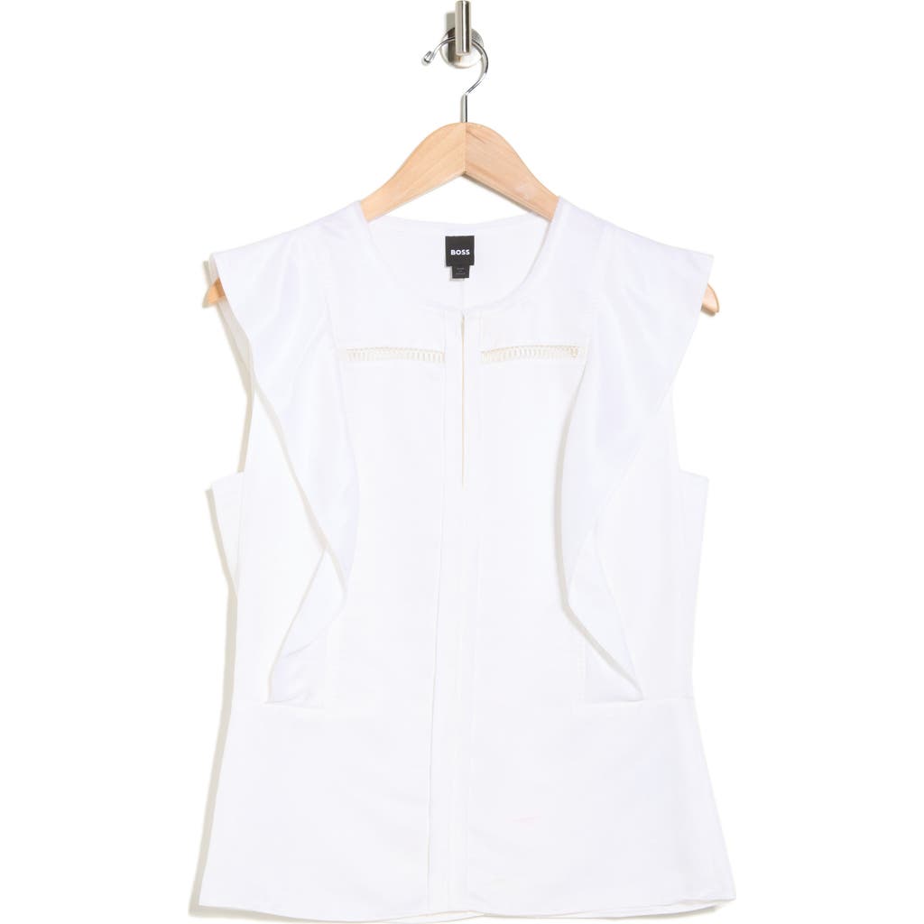 Hugo Boss Boss Bilena Ruffle Top