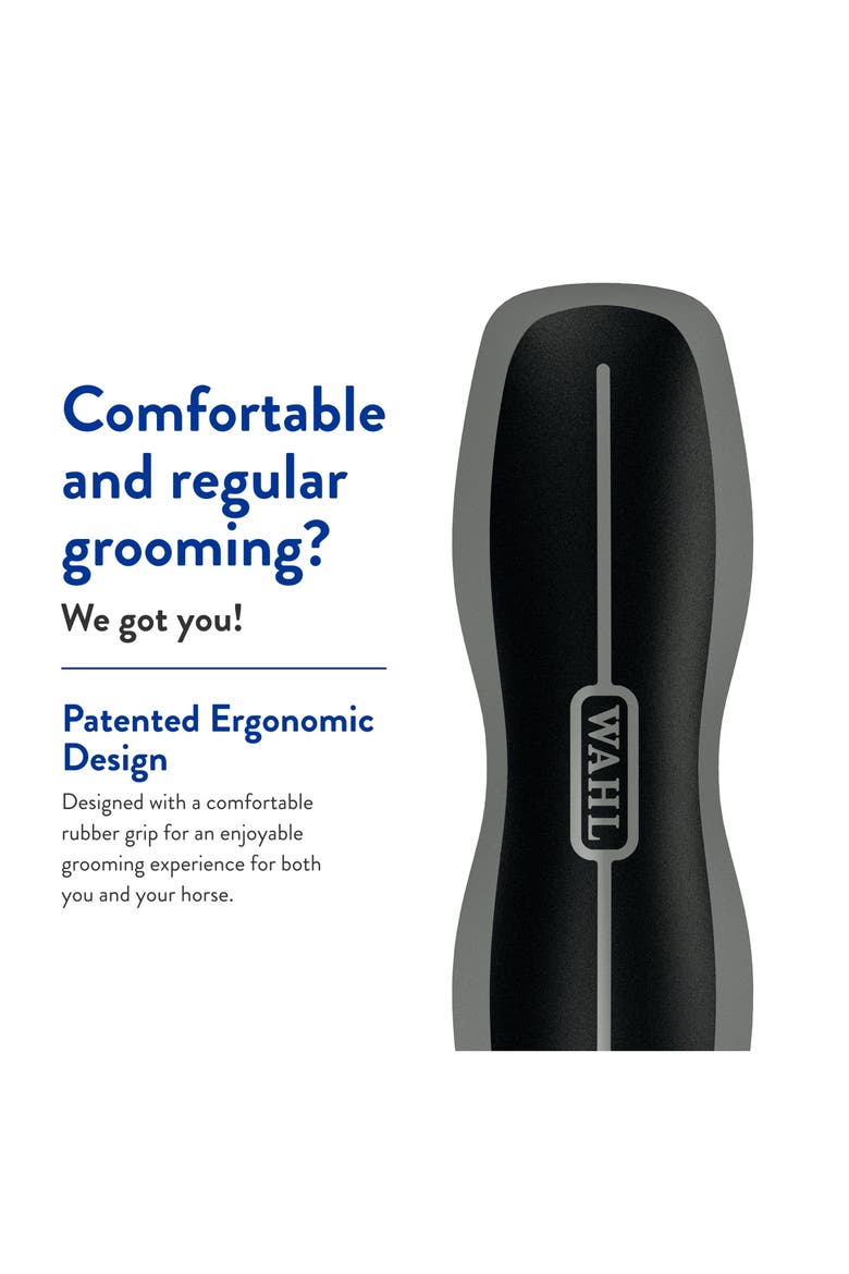 Equine Soft Body Horse Brush, Alternate, color, Black
