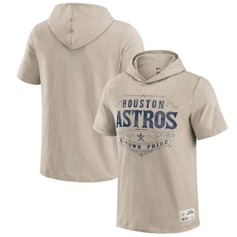 Men's Darius Rucker Collection by Fanatics  Tan Houston Astros Hooded T-Shirt