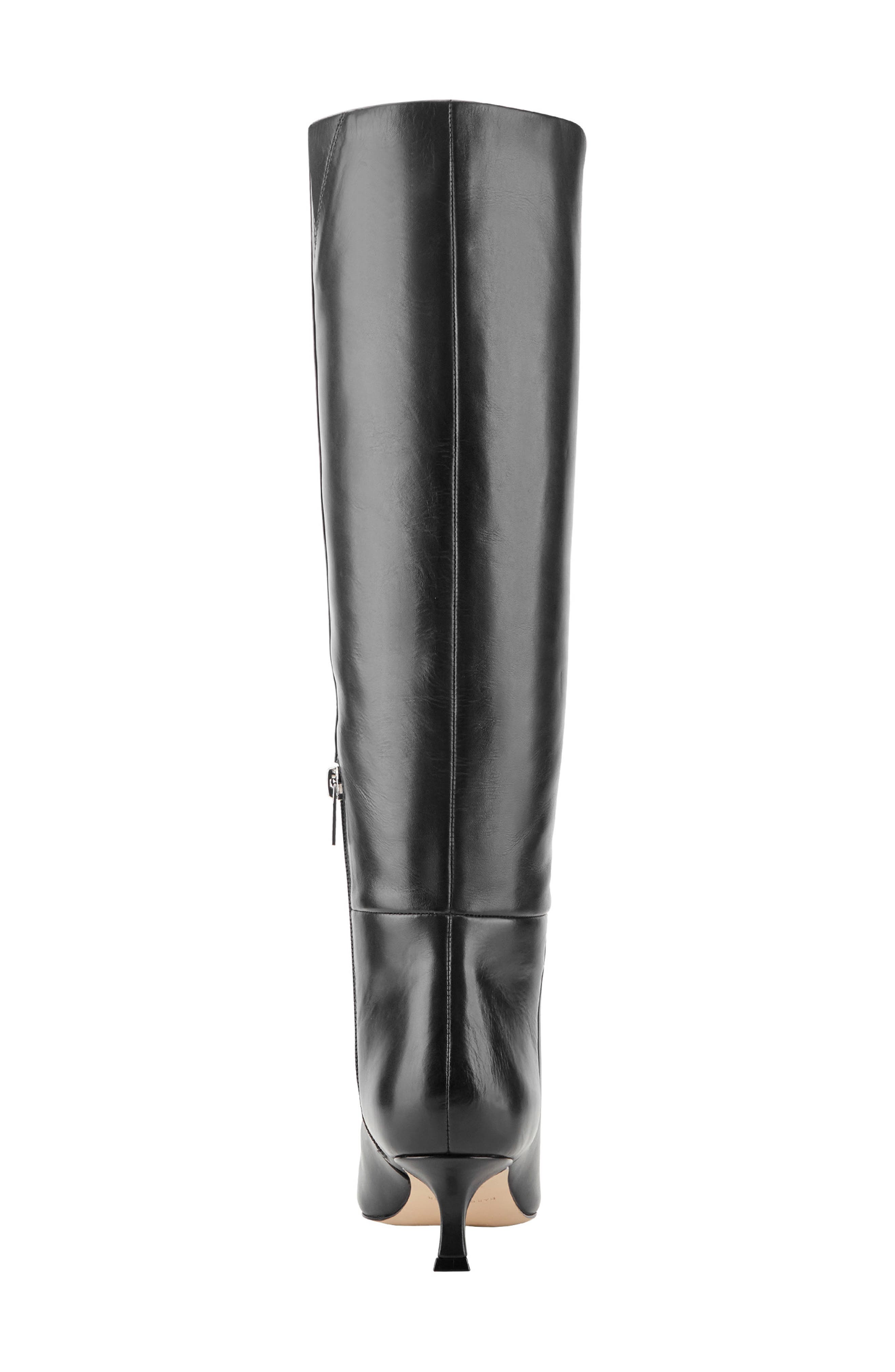 Kaisley Knee High Boot, Alternate, color, BLACK LEATHER