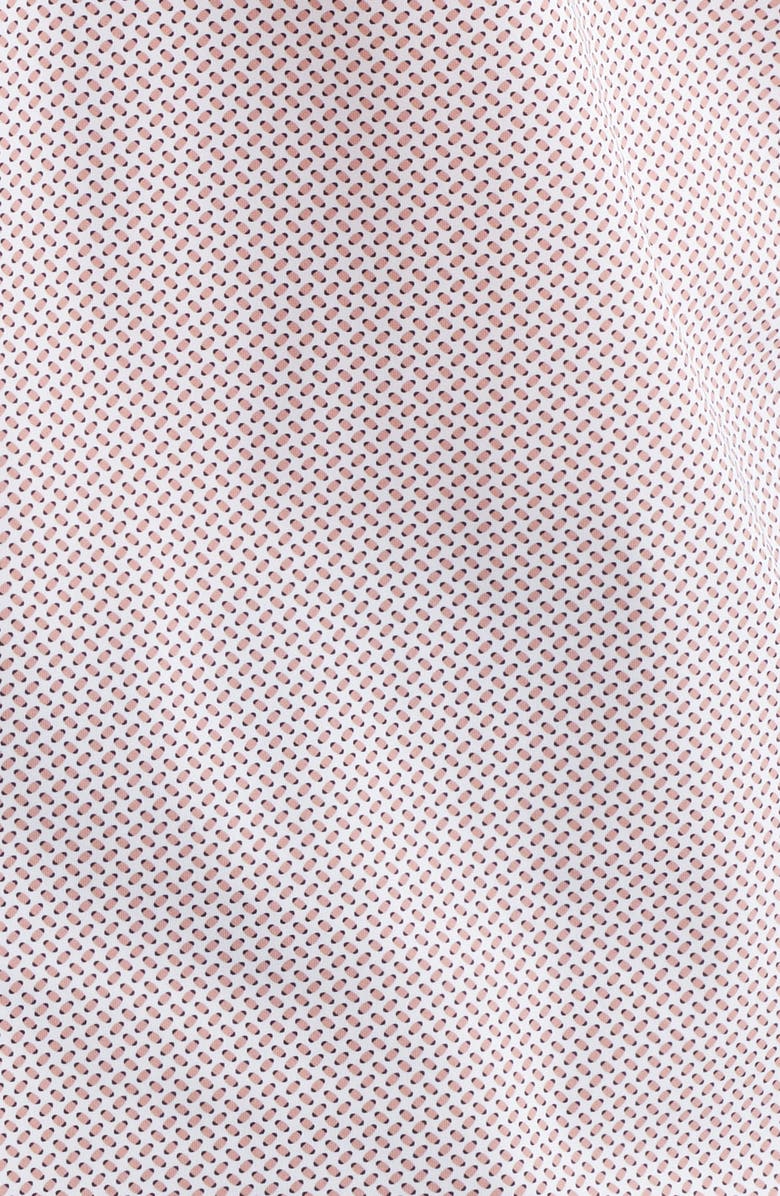 BOSS Liam Print Button Front Shirt, Alternate, color, Light/ Pastel Pink