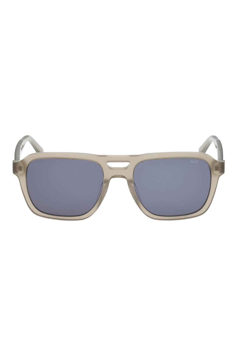 55mm Navigator Sunglasses, Main, color, BEIGE/ OTHER / SMOKE