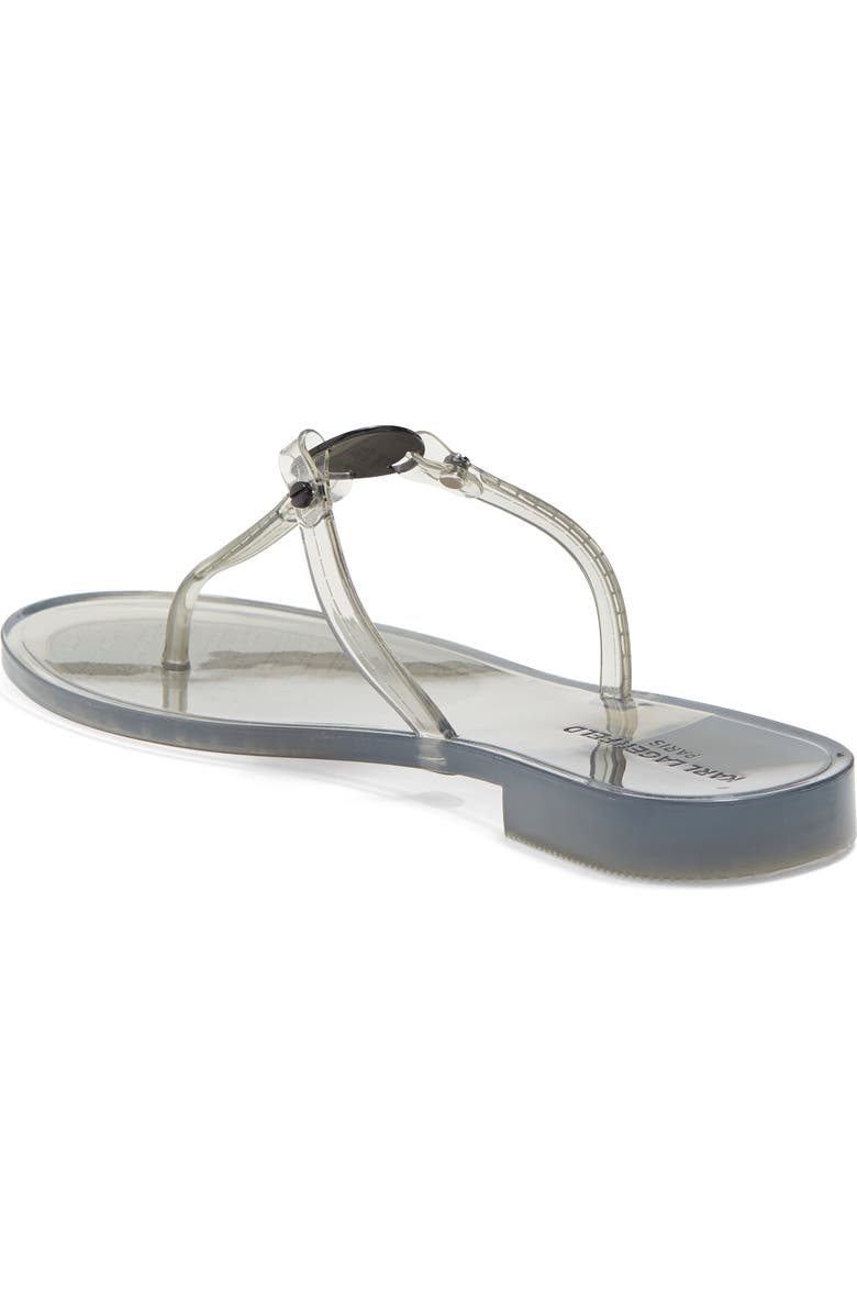 KARL LAGERFELD PARIS Wylda Clear Sandal, Alternate, color, Smoke