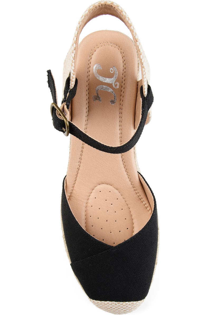 Journee Collection Ashlyn Espadrille Wedge Sandal - Wide Width, Alternate, color,