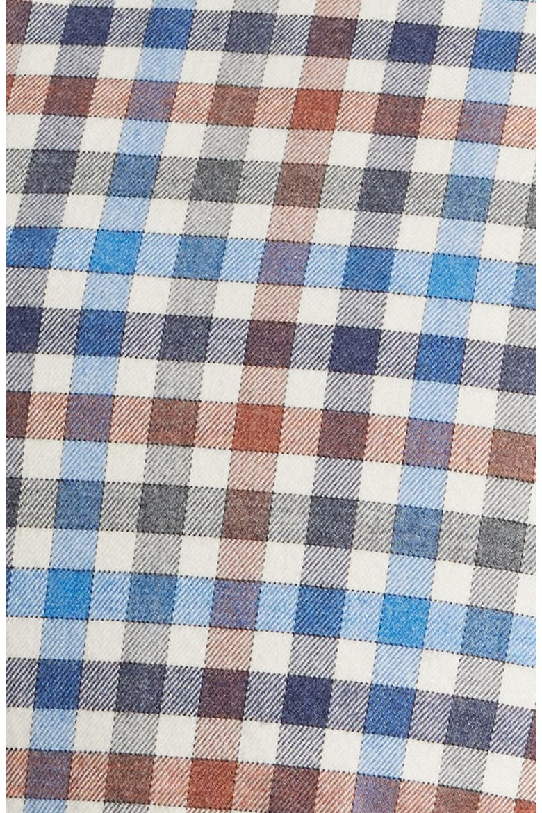 Krause Plaid Cotton Blend Button-Down Shirt, Alternate, color, HARVEST