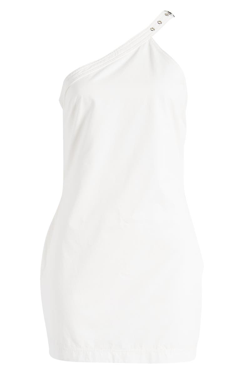 Mistress Rocks Asymmetric Minidress, Alternate, color, White