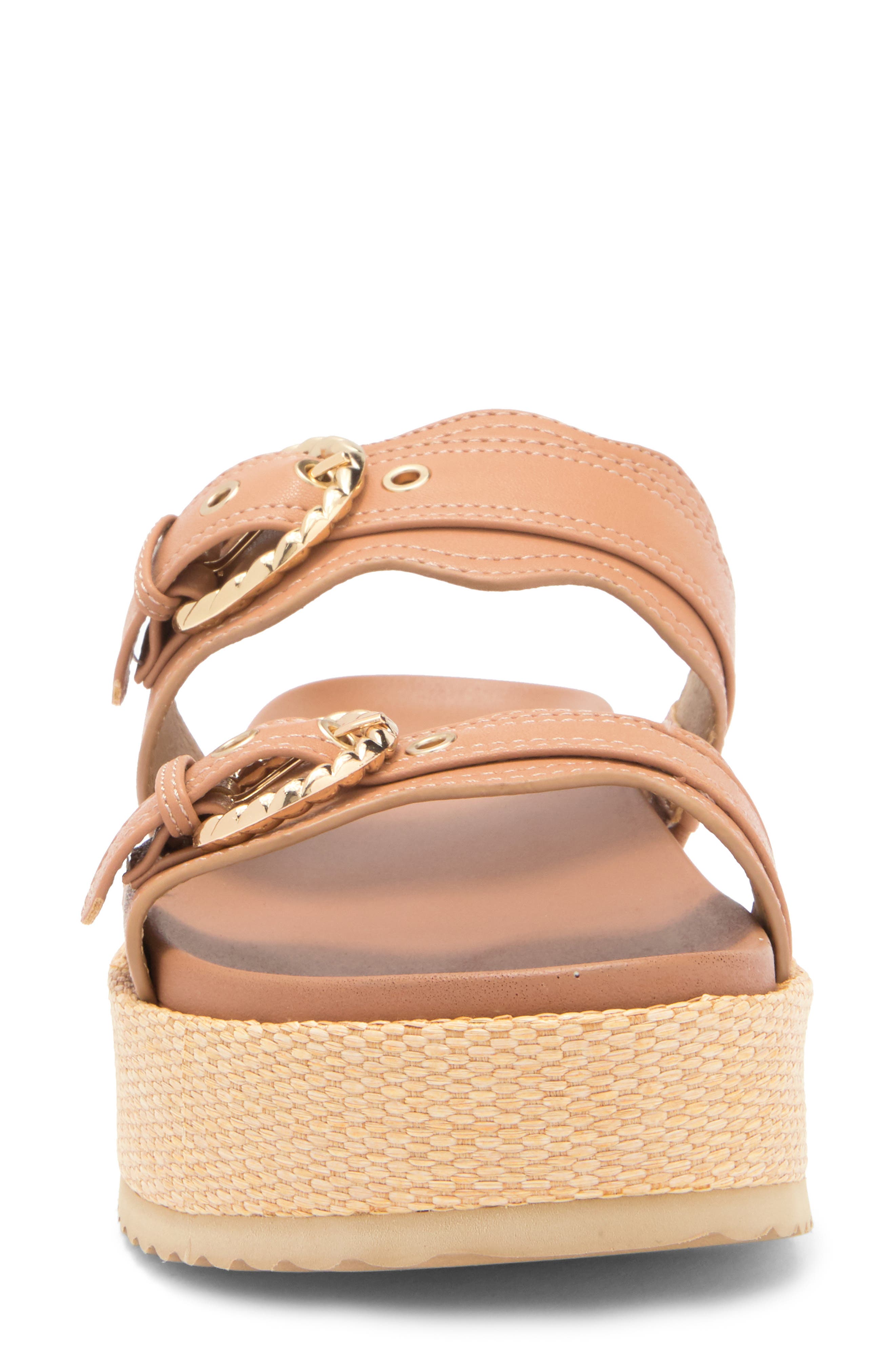Serpent Platform Slide Sandal, Alternate, color, CAFE