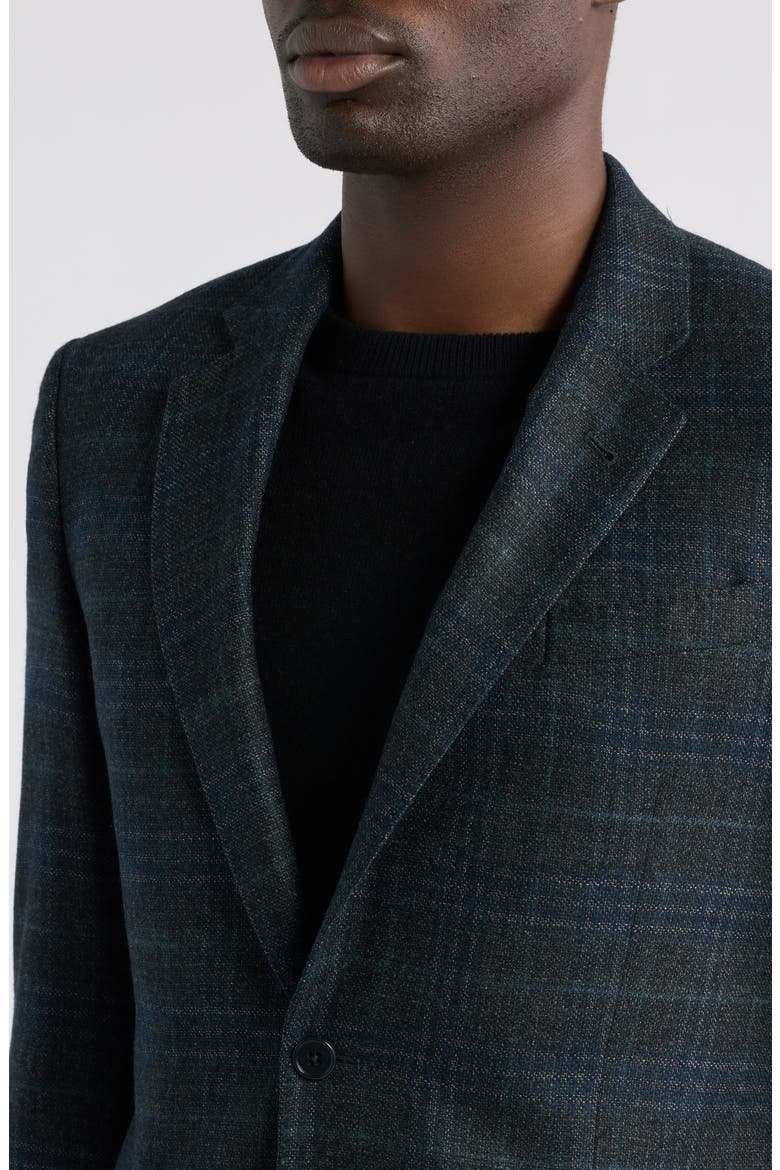 Virgin Wool Sport Coat, Alternate, color, DARK GREY