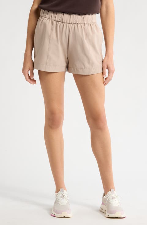 Women's Beige Athletic Shorts | Nordstrom