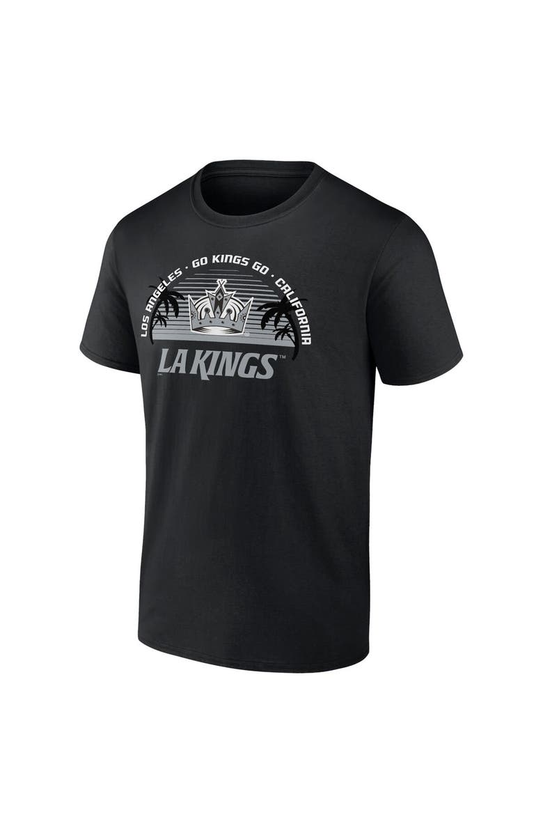 FANATICS Men's Fanatics Branded Black Los Angeles Kings Local T-Shirt, Alternate, color,