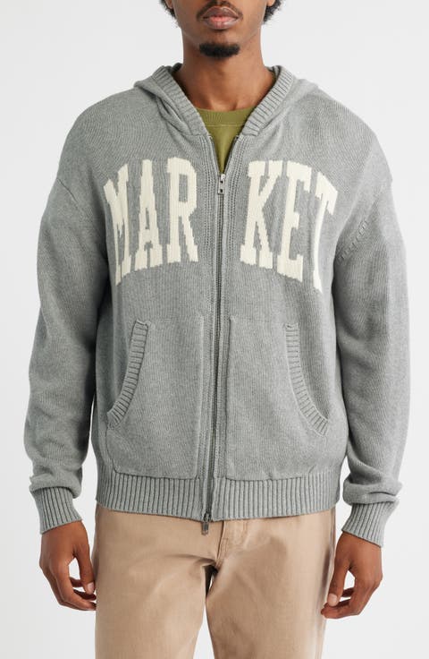 Classic Jacquard Zip Hoodie
