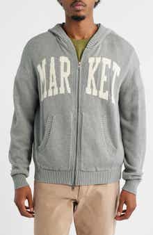 MARKET Classic Jacquard Zip Hoodie