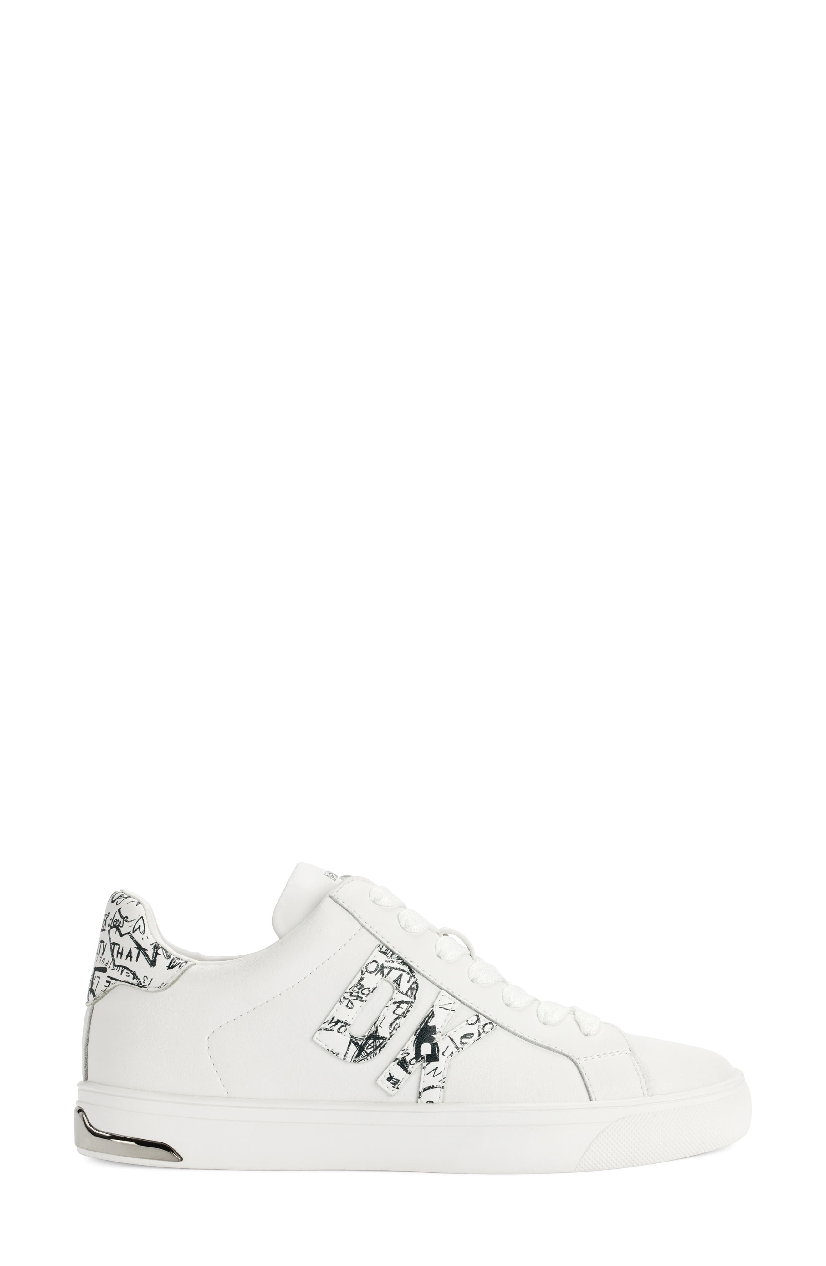 DKNY Abeni Sneaker, Alternate, color, White/ Black