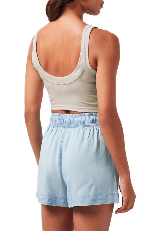 Travismathew Cloud Rib Pinot Crop Tank In White