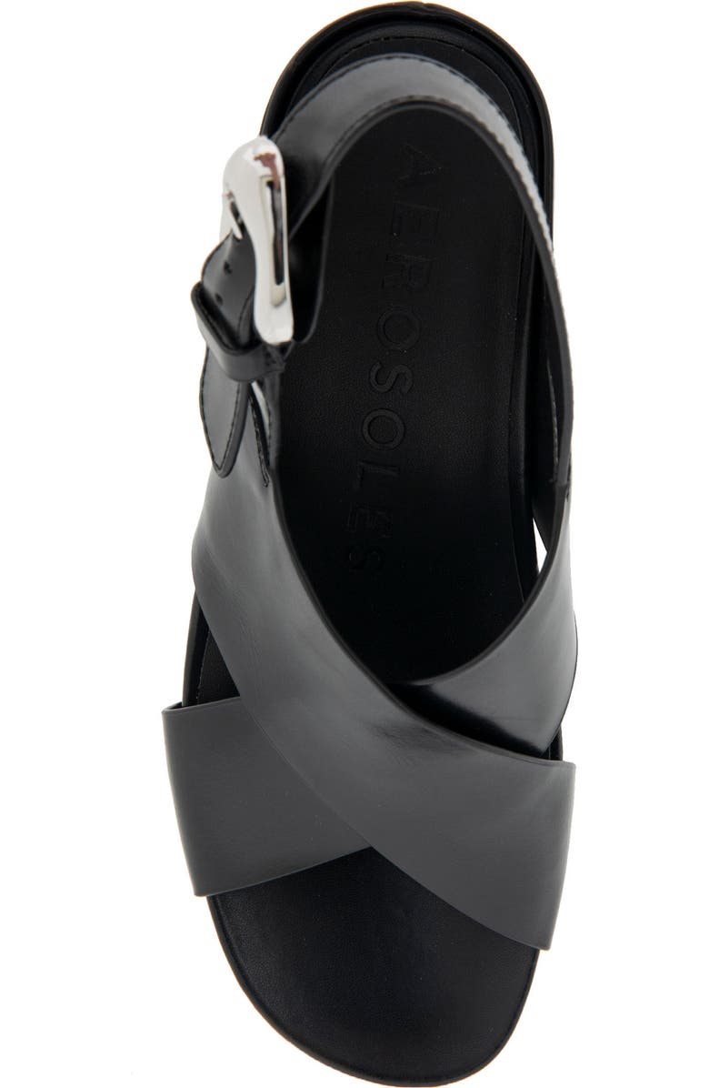 Aerosoles Chrystie Sandal, Alternate, color, Black Leather