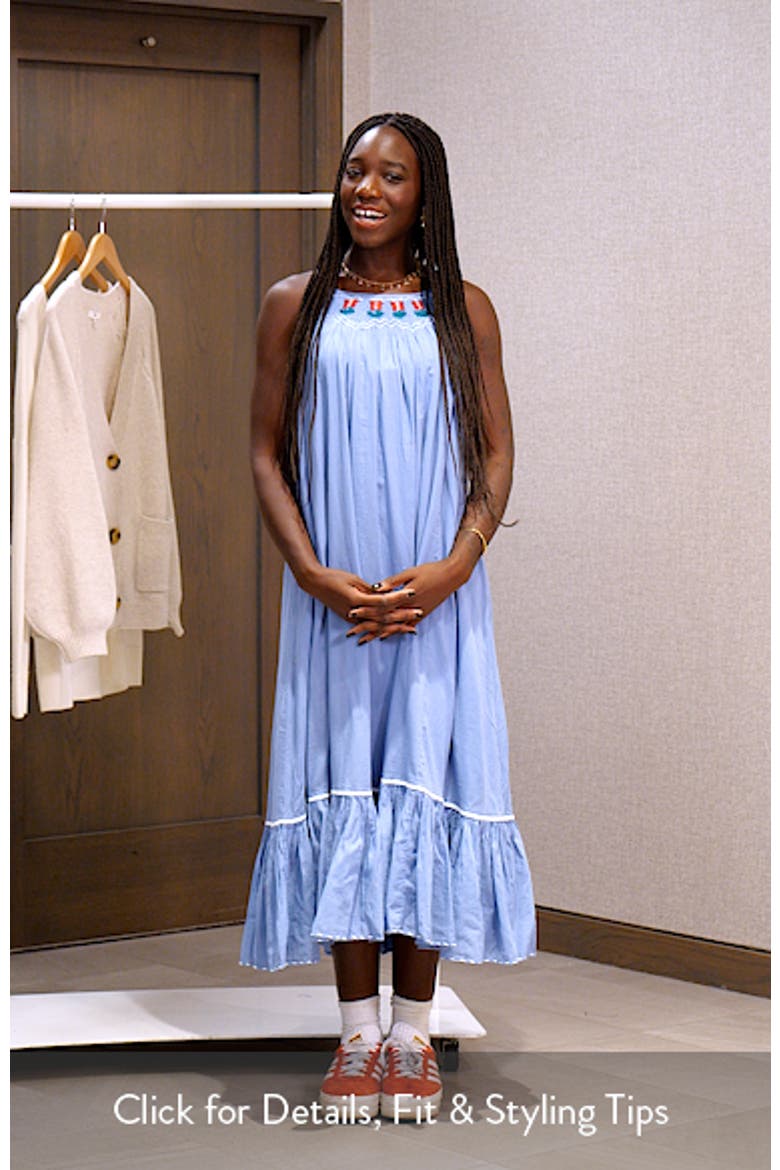 Tip Toeing Tulip Midi Sundress video