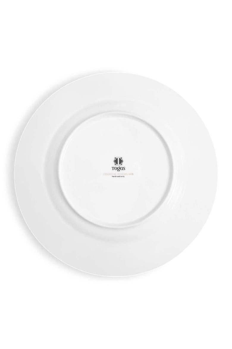 Baglioni Plate, Alternate, color, White
