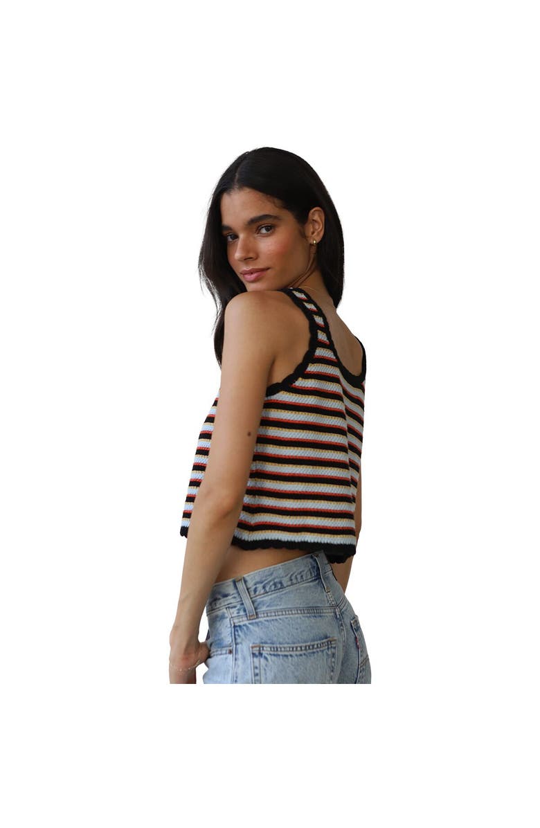Callahan Mai Crochet Tie Tank Top - Women's, Alternate, color, Black