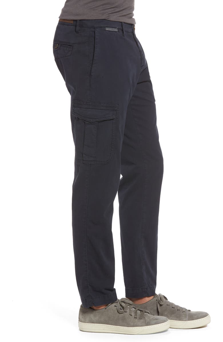 Eleventy Stretch Cotton Cargo Pants, Alternate, color,